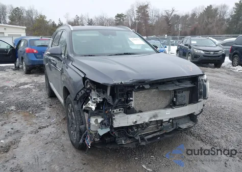 2022 Hyundai Santa Fe Hybrid Blue z USA, uszkodzony, nr VIN KM8S2DA17NU026303